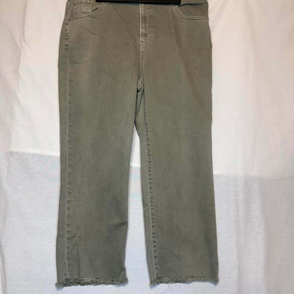 Chicos green high rise straight
